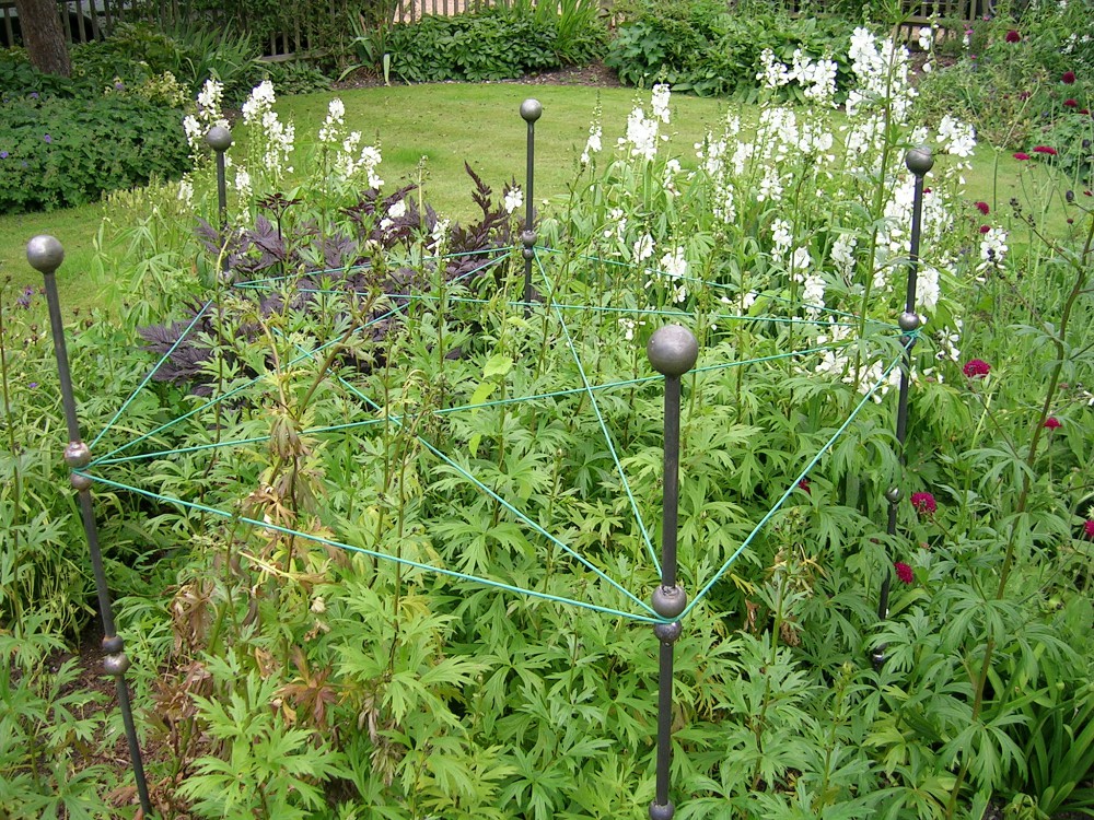 Plant Support Stakes PS1 Support 4 Plants Heavy Duty, ReBar