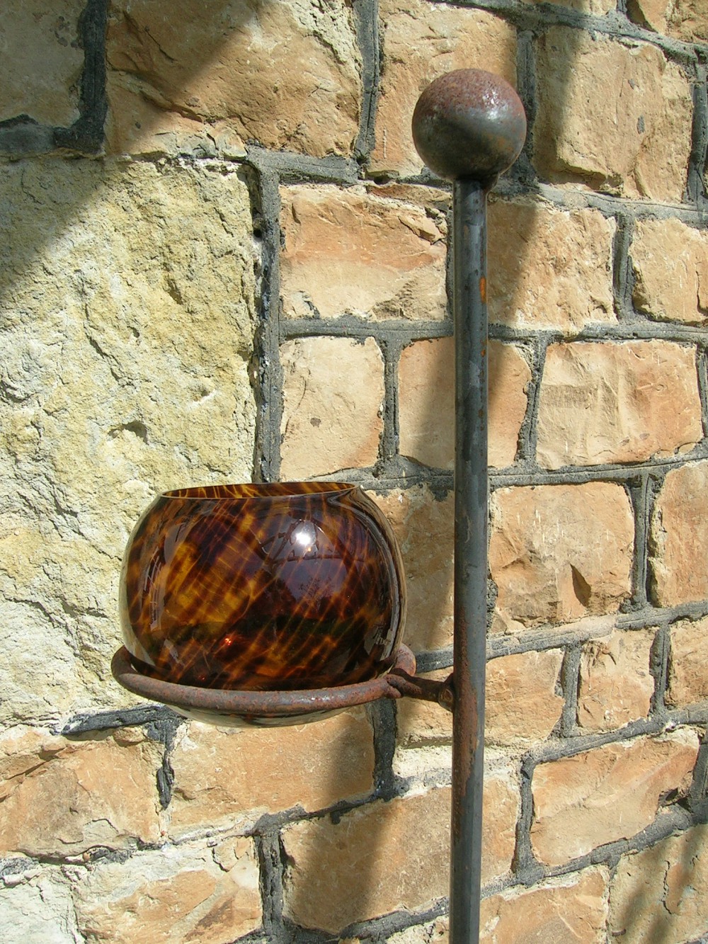 Outdoor Candle Holders Garden Candle Stakes Supports 4 Plants